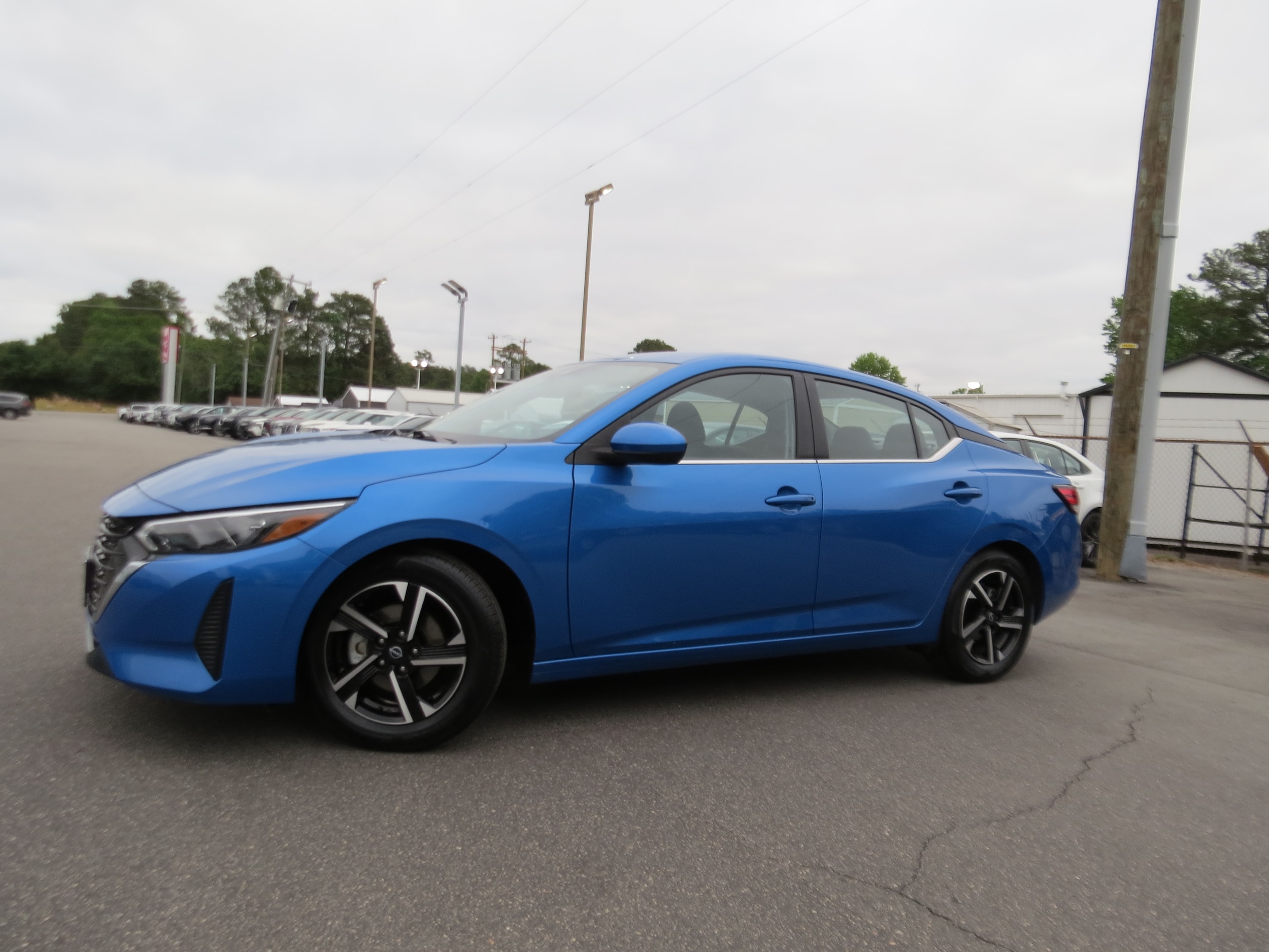 2025 Nissan Sentra SV Electric Blue Metallic at Griffin CDJR