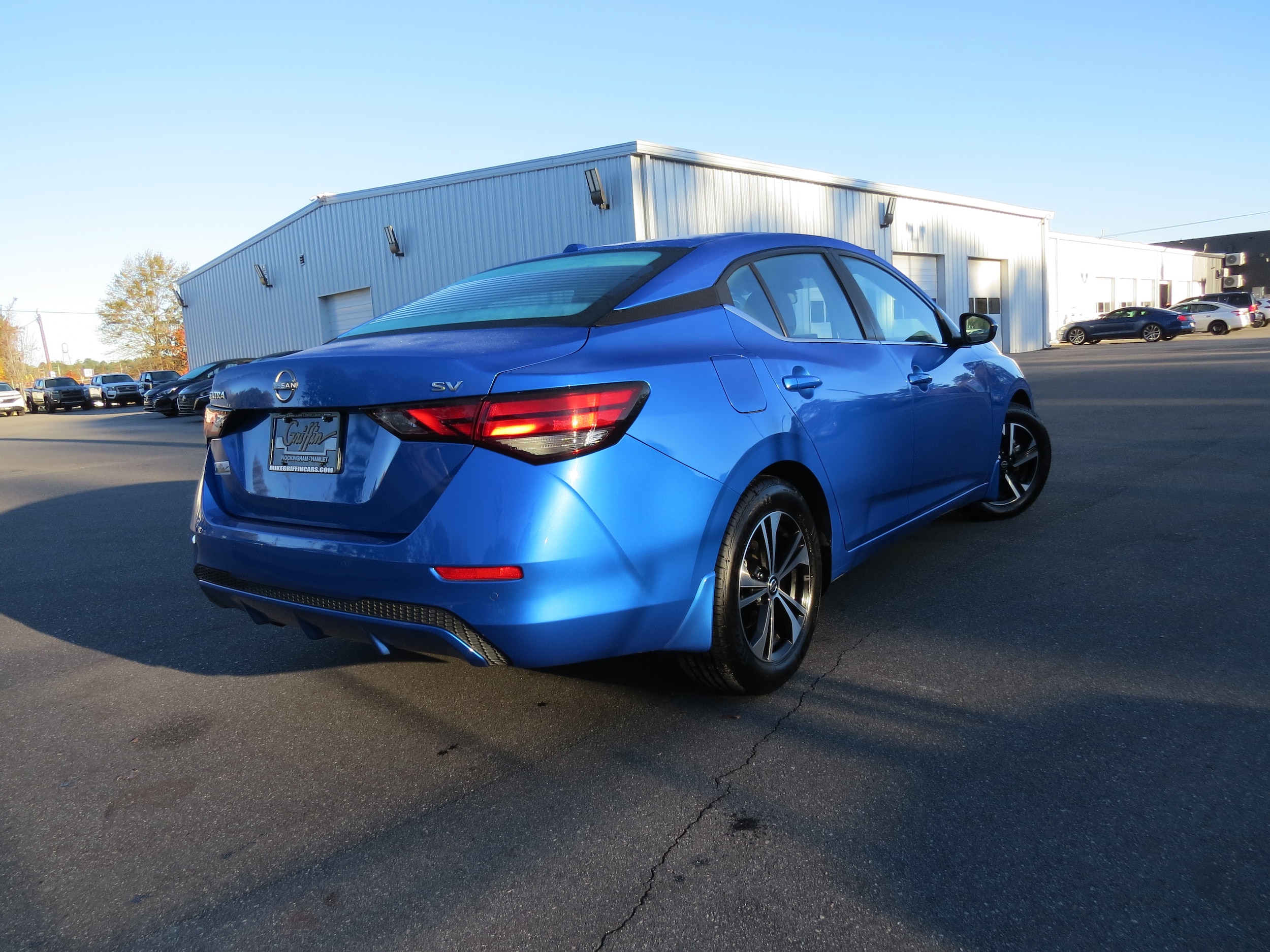 2024 Nissan Sentra SV Electric Blue Metallic at Griffin Nissan
