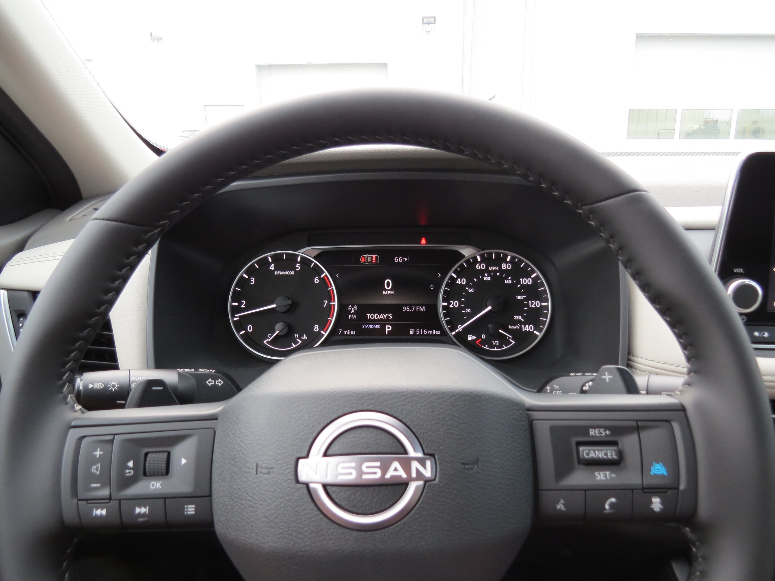 2026 Nissan Rogue SV Everest White Pearl Tricoat at Griffin Nissan