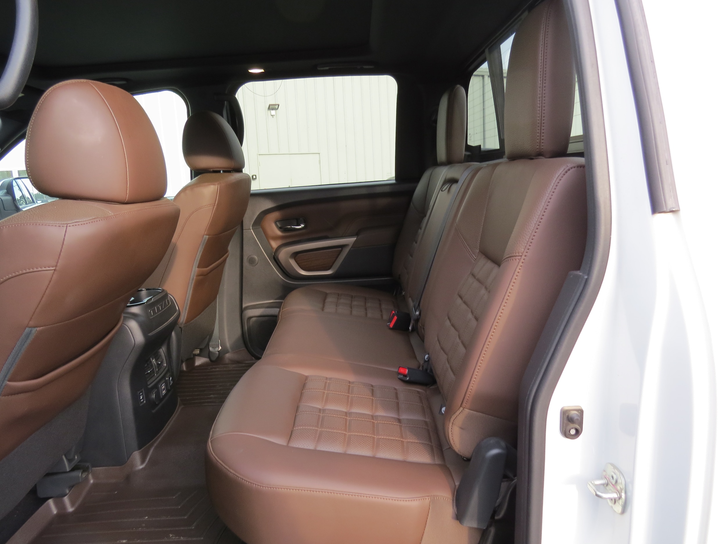 2022 Nissan Titan Platinum Reserve Pearl White at Griffin Nissan