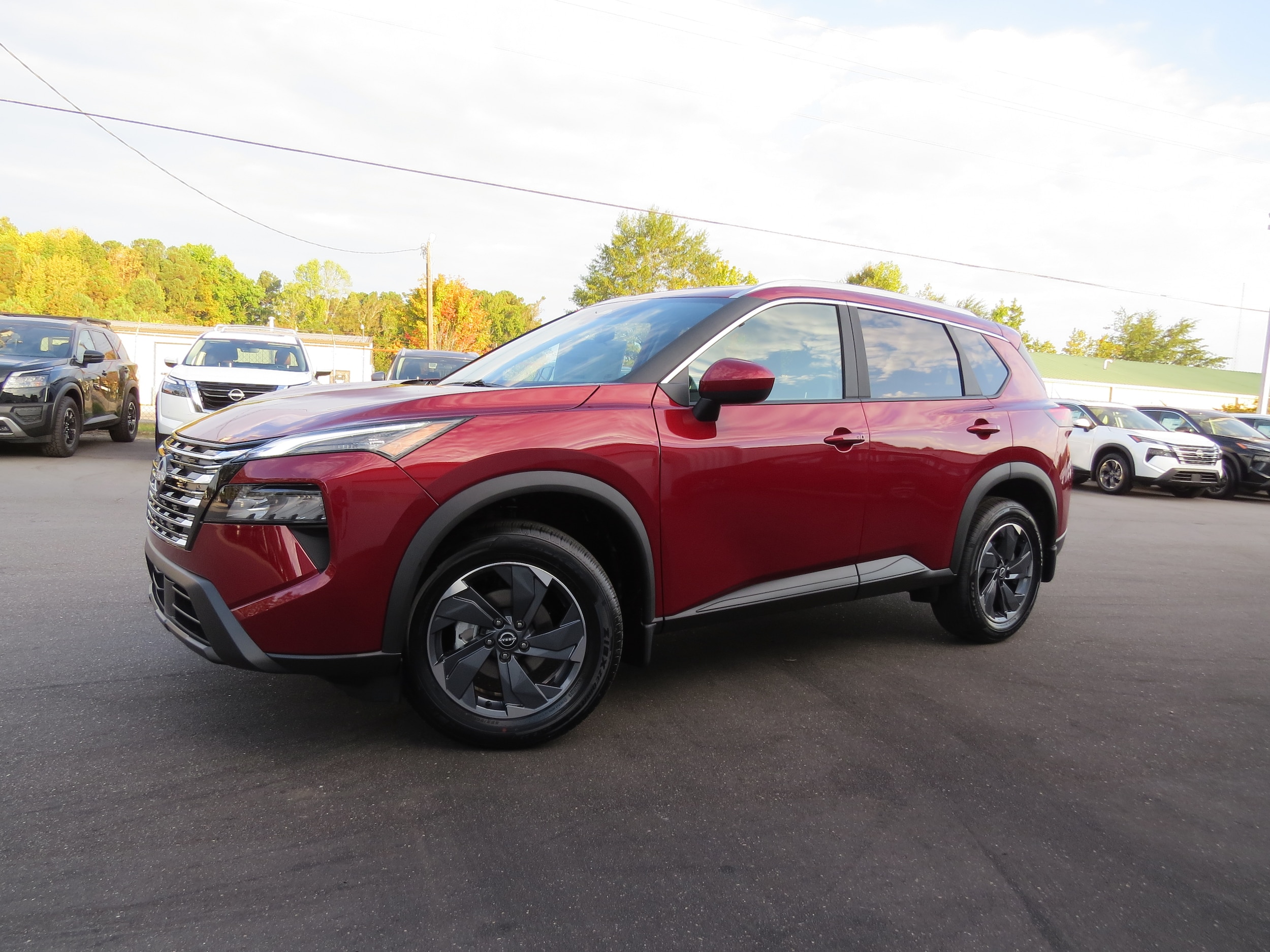 2026 Nissan Rogue SV Scarlet Ember Tintcoat at Griffin Nissan