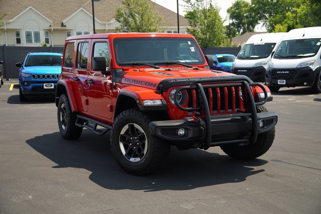 Certified 2021 Jeep Wrangler Unlimited Rubicon with VIN 1C4HJXFG9MW618661 for sale in Milwaukee, WI