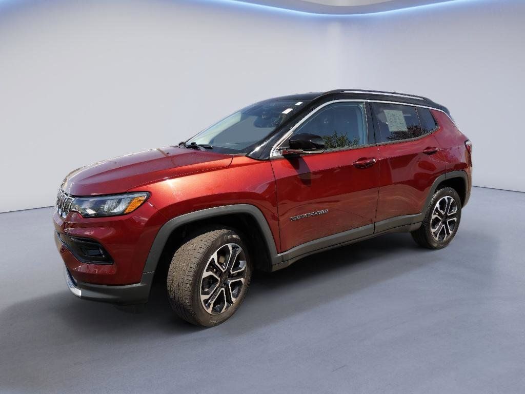 Used 2022 Jeep Compass Limited with VIN 3C4NJDCB1NT155416 for sale in Milwaukee, WI