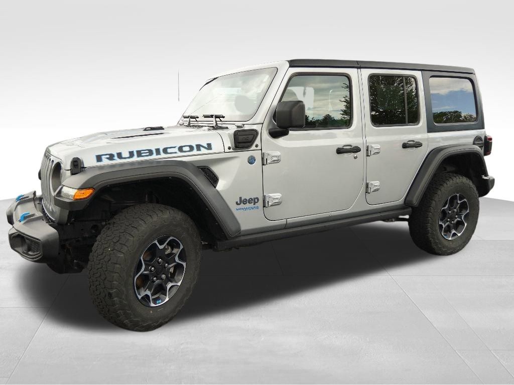 Used 2022 Jeep Wrangler Unlimited Rubicon 4XE with VIN 1C4JJXR67NW228664 for sale in Milwaukee, WI