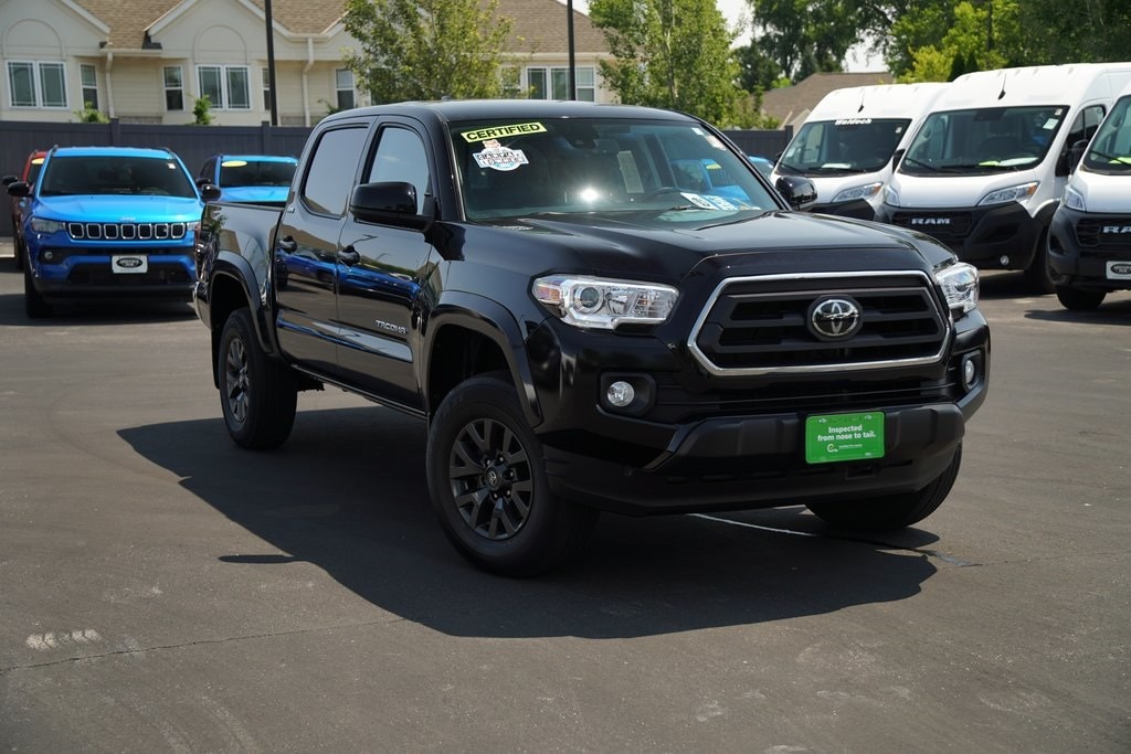 Certified 2021 Toyota Tacoma SR5 with VIN 3TMCZ5AN6MM411092 for sale in Milwaukee, WI