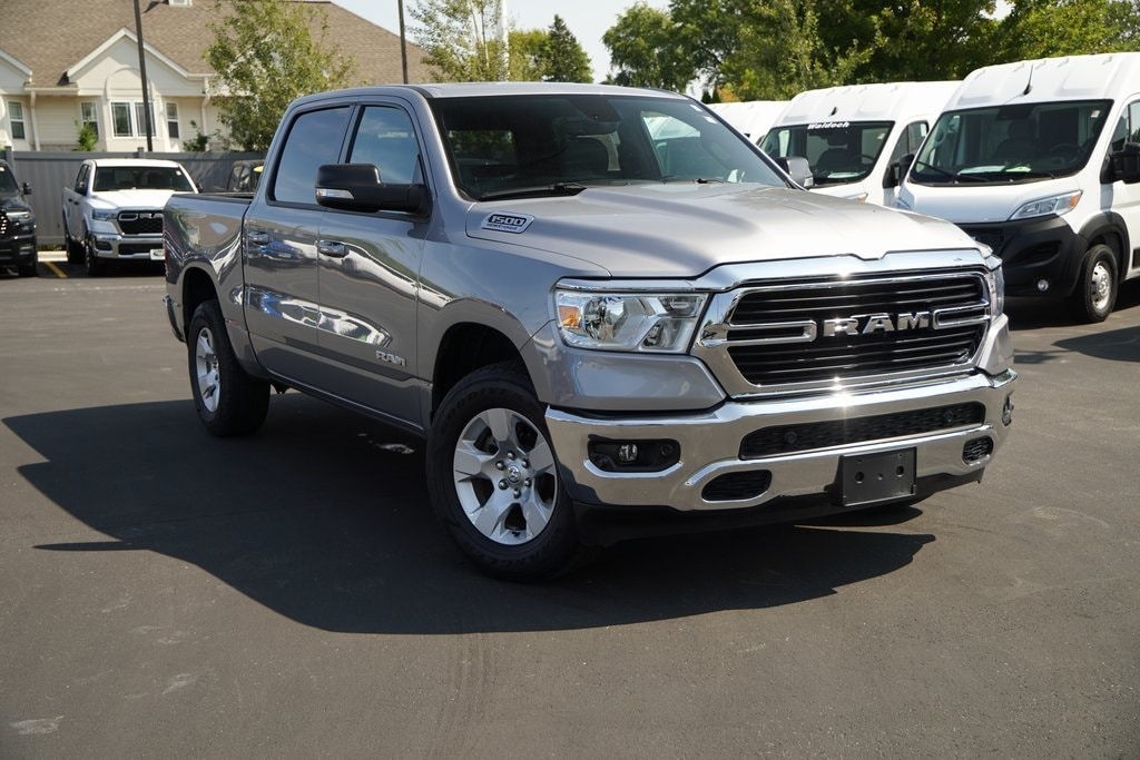 Used 2021 RAM Ram 1500 Pickup Big Horn/Lone Star with VIN 1C6SRFFT9MN724109 for sale in Milwaukee, WI