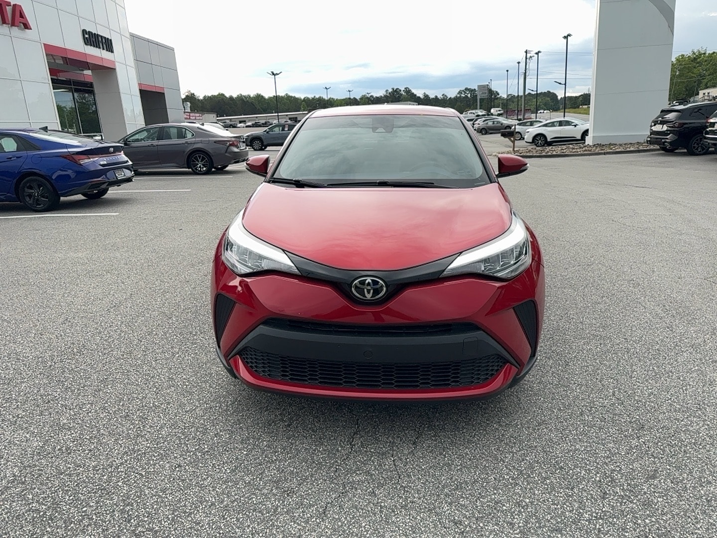 Certified 2021 Toyota C-HR XLE with VIN JTNKHMBX2M1100132 for sale in Hamlet, NC