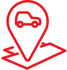 car location on map icon