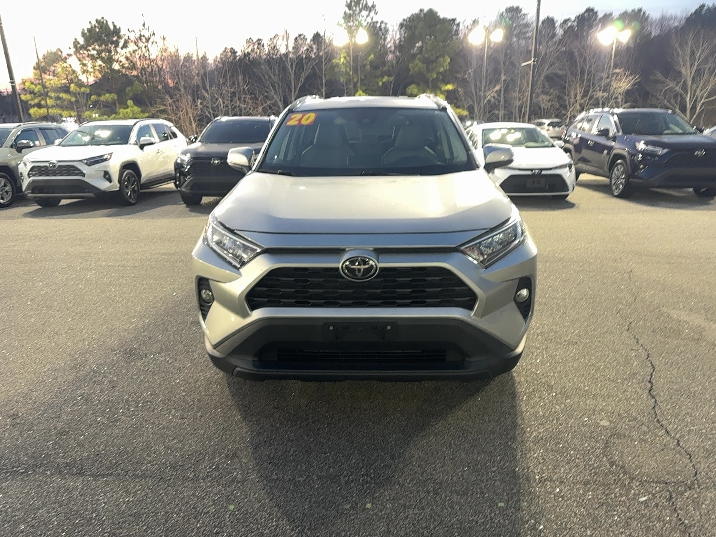 Certified 2020 Toyota RAV4 XLE Premium with VIN 2T3C1RFV5LW075262 for sale in Hamlet, NC