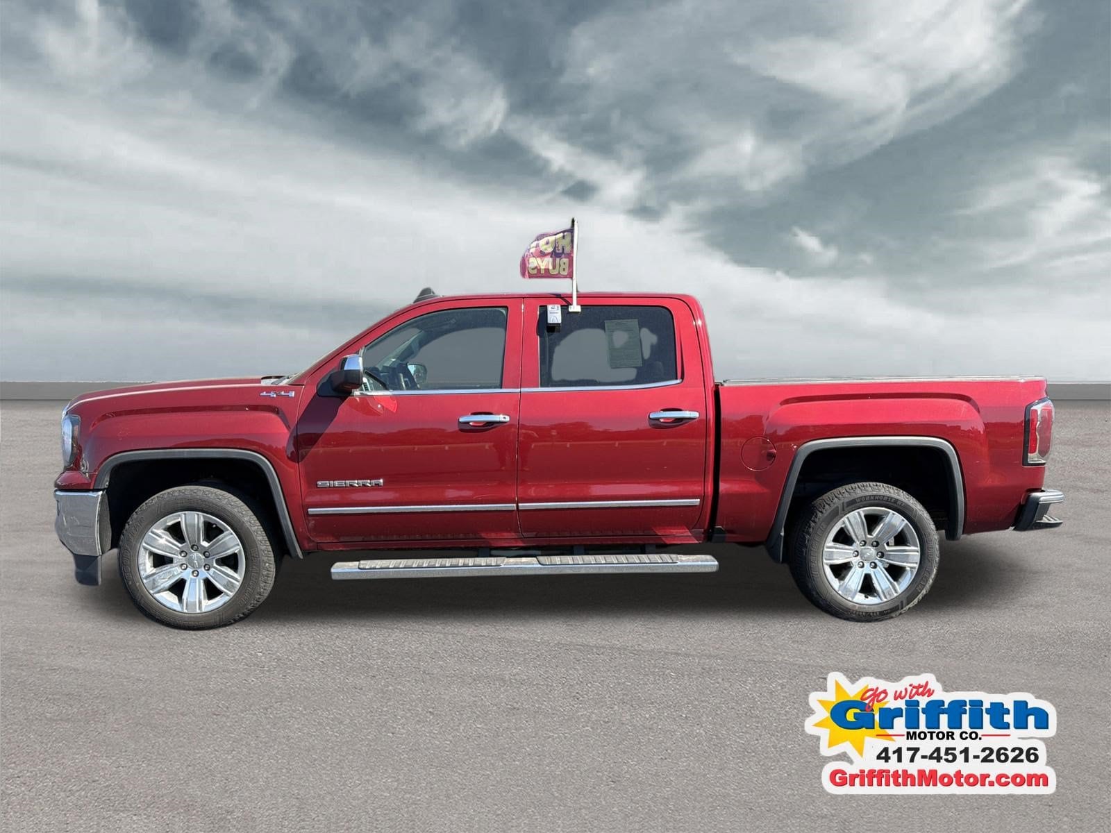 Used 2018 GMC Sierra 1500 SLT with VIN 3GTU2NEC8JG640580 for sale in Neosho, MO