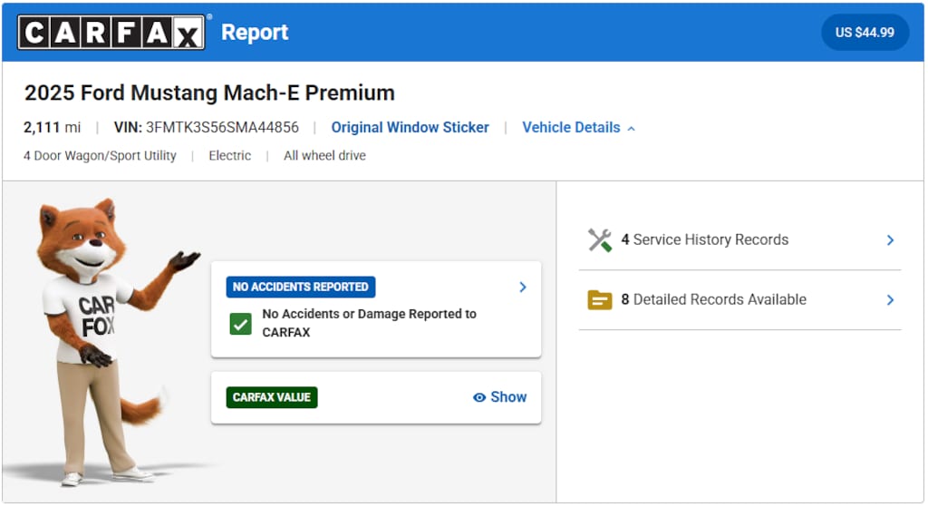 Used 2025 Ford Mustang Mach-E Premium CROSSOVERS