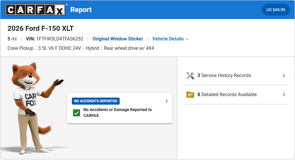 Used 2026 Ford F-150 XLT TRUCK