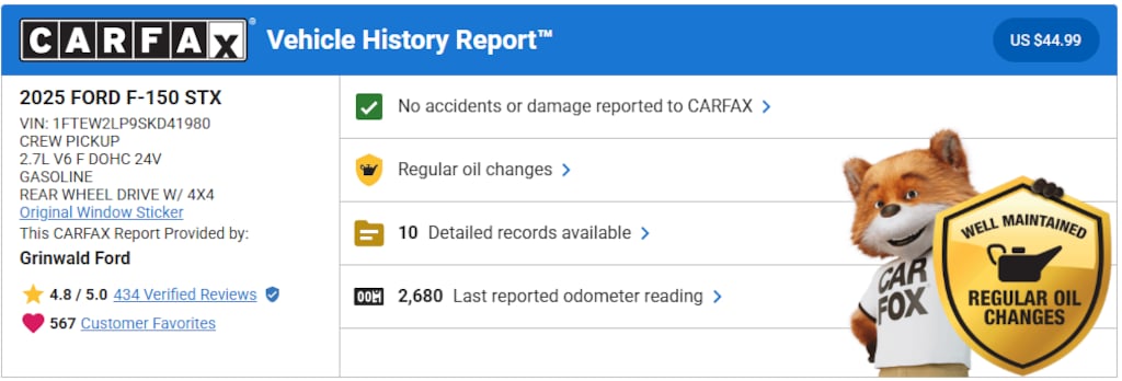 Used 2025 Ford F-150 STX TRUCK