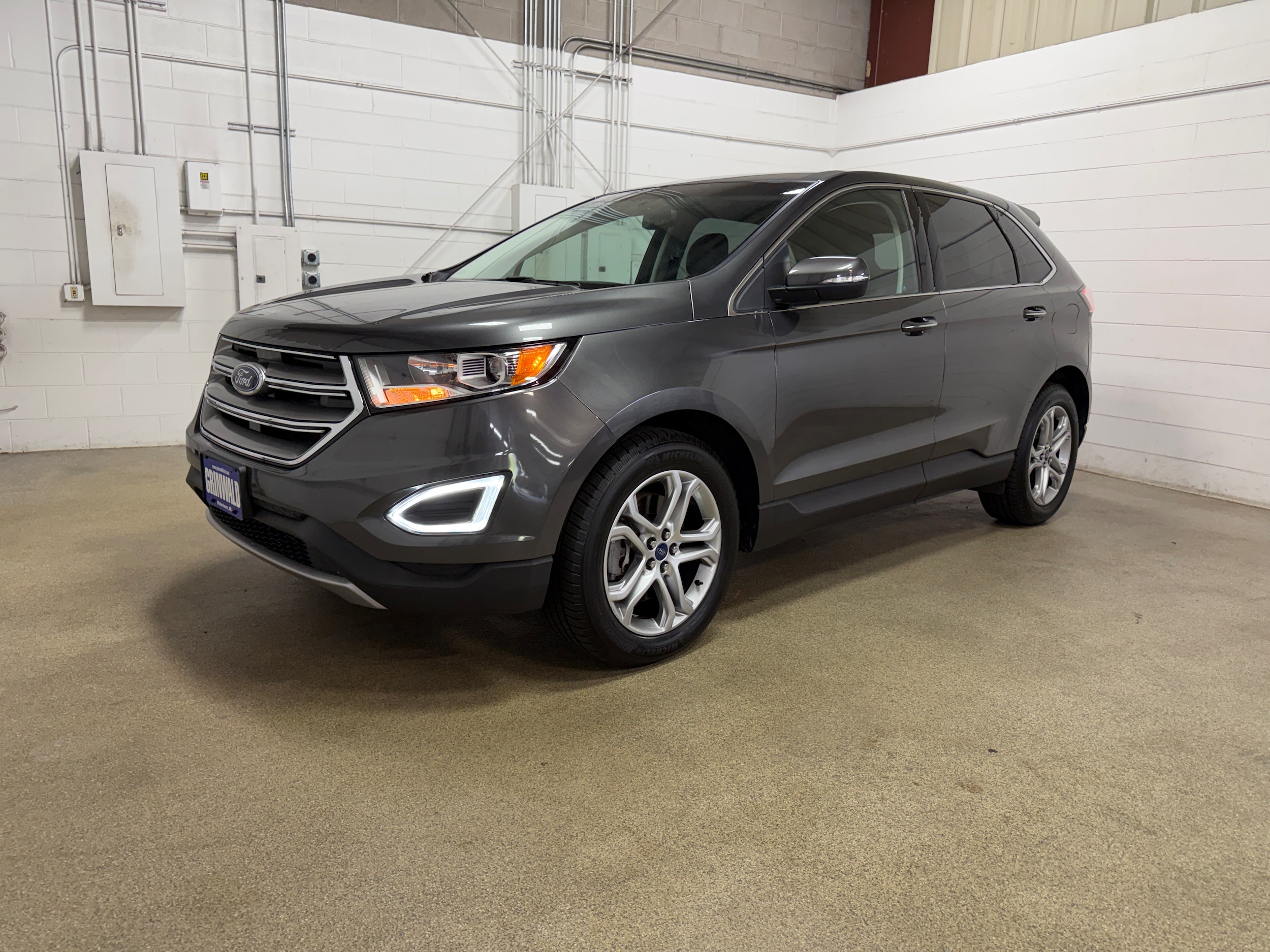 Used 2016 Ford Edge Titanium with VIN 2FMPK4K83GBB66844 for sale in Watertown, WI