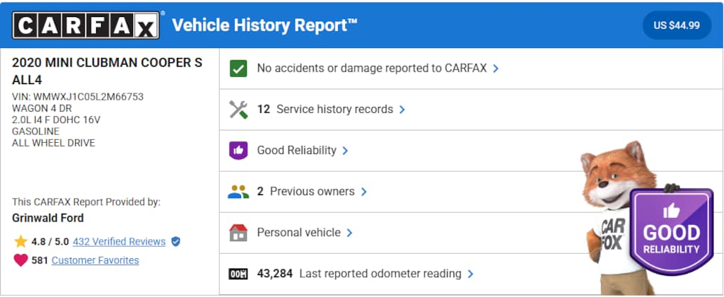 Used 2020 MINI Cooper Clubman S Wagon