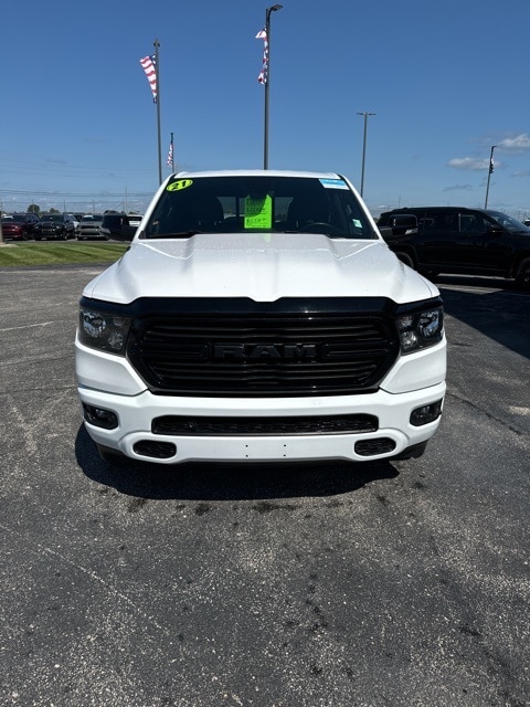 Used 2021 RAM Ram 1500 Pickup Big Horn/Lone Star with VIN 1C6SRFFT4MN553687 for sale in Bunker Hill, IN