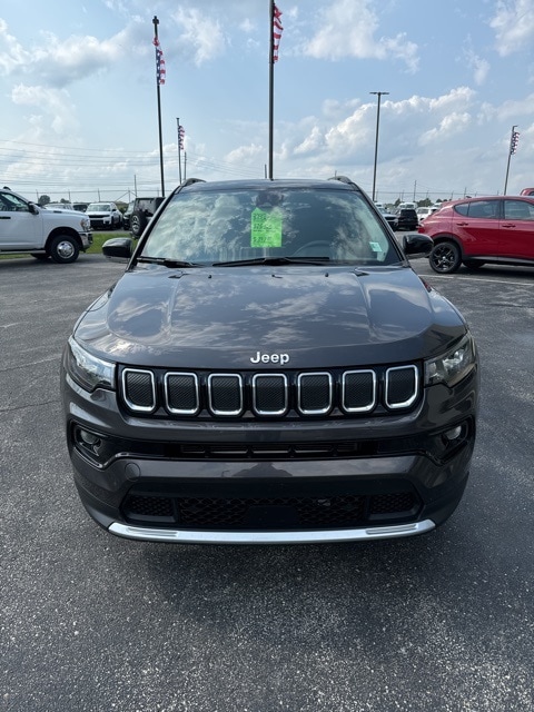 Used 2022 Jeep Compass Limited with VIN 3C4NJDCB9NT101894 for sale in Bunker Hill, IN