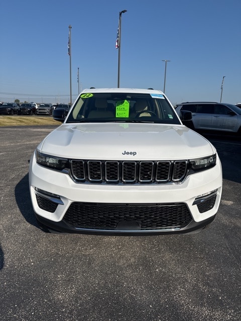 Used 2022 Jeep Grand Cherokee Limited with VIN 1C4RJHBG0N8539787 for sale in Bunker Hill, IN