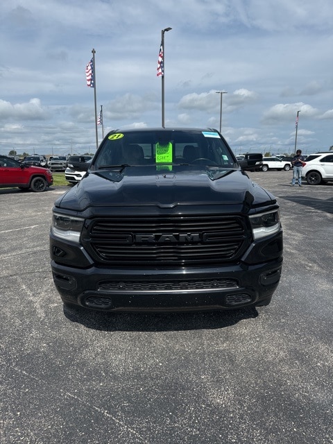 Used 2021 RAM Ram 1500 Pickup Big Horn/Lone Star with VIN 1C6SRFFT0MN683353 for sale in Bunker Hill, IN