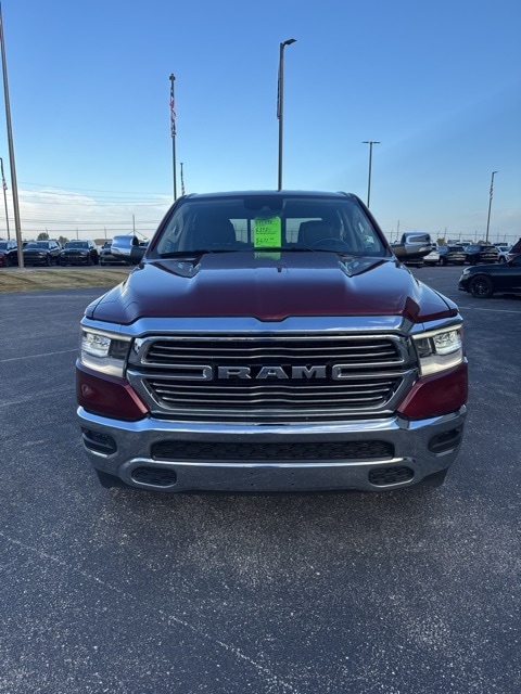 Used 2021 RAM Ram 1500 Pickup Laramie with VIN 1C6SRFJT2MN789147 for sale in Bunker Hill, IN