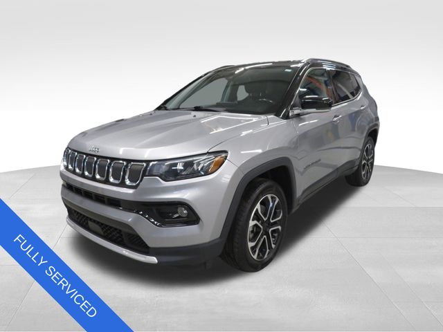 Certified 2022 Jeep Compass Limited with VIN 3C4NJDCB6NT179579 for sale in Toledo, OH