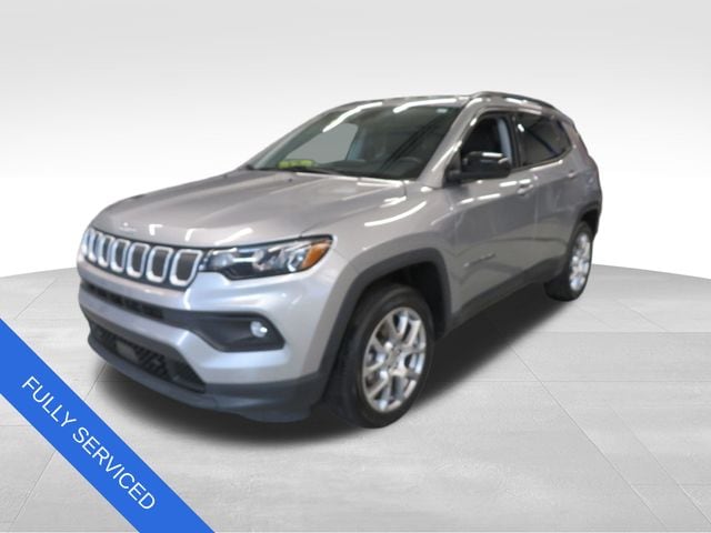 Certified 2022 Jeep Compass Latitude Lux with VIN 3C4NJDFB6NT117434 for sale in Toledo, OH