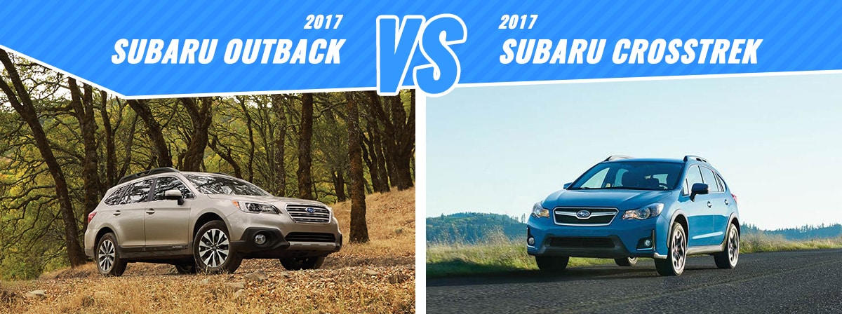 Compare New 2017 Subaru Outback Vs Crosstrek Englewood Co Price