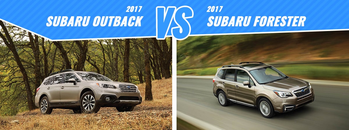 Compare New 2017 Subaru Outback Vs Forester Centennial Co Mpg New Subaru Outback Vs Forester Englewood Co