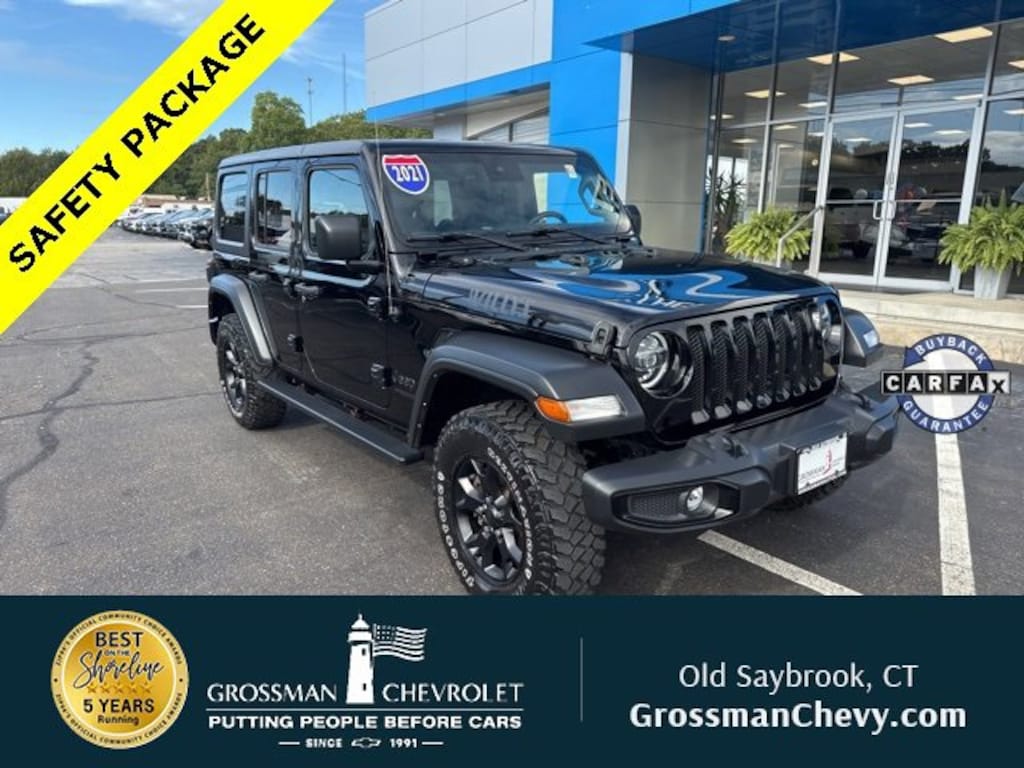 Used 2021 Jeep Wrangler Unlimited Willys SUV