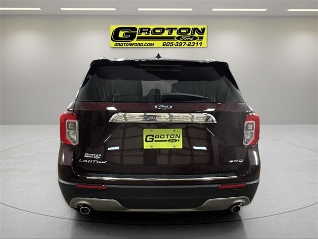 Used 2022 Ford Explorer Limited with VIN 1FMSK8FH1NGB39546 for sale in Groton, SD