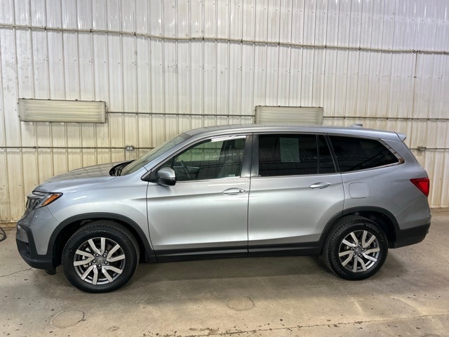 Used 2021 Honda Pilot EX-L with VIN 5FNYF6H53MB007519 for sale in Groton, SD