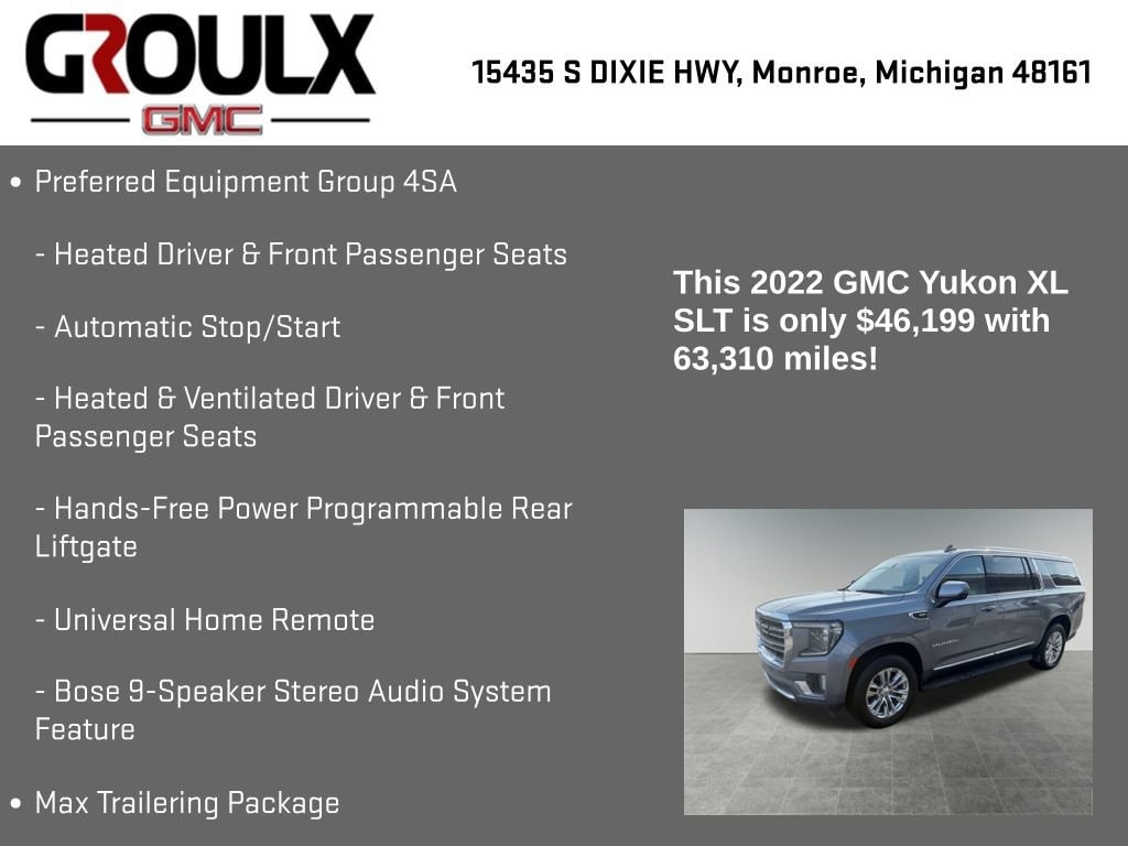2022 GMC Yukon XL SLT - Photo 15