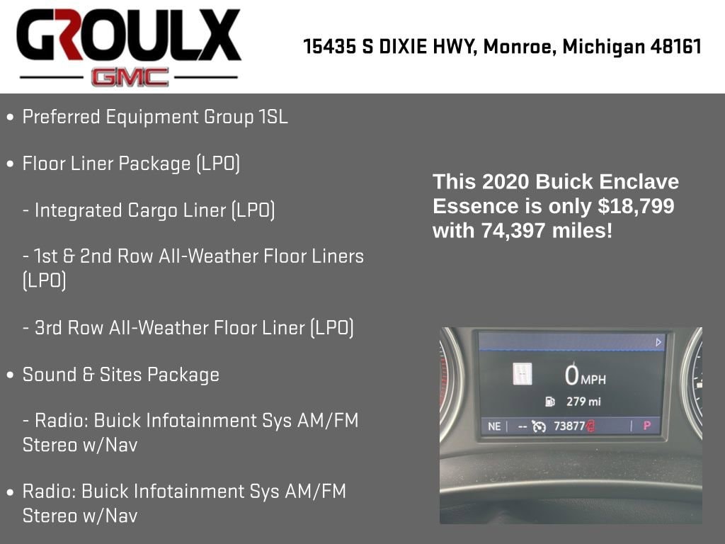Used 2020 Buick Enclave Essence SUV