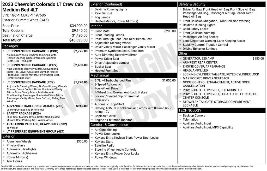 Used 2023 Chevrolet Colorado LT Truck