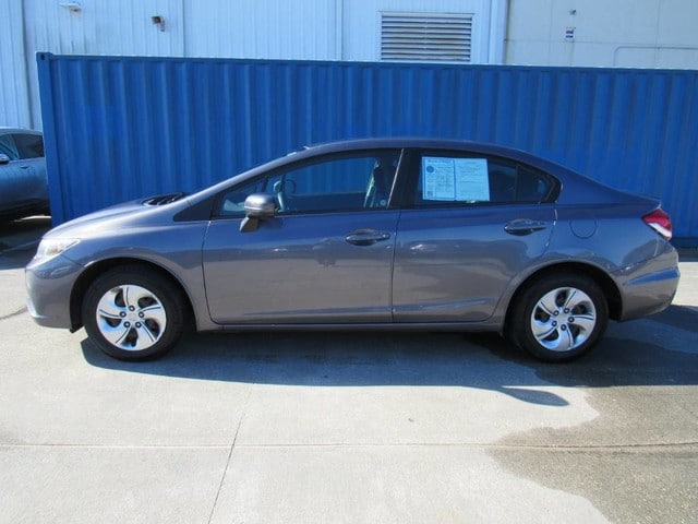 Used 2015 Honda Civic LX with VIN 19XFB2F58FE018992 for sale in Houston, TX