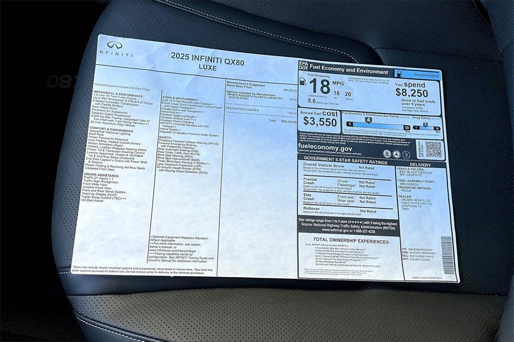2025 INFINITI QX80 Luxe - Photo 26