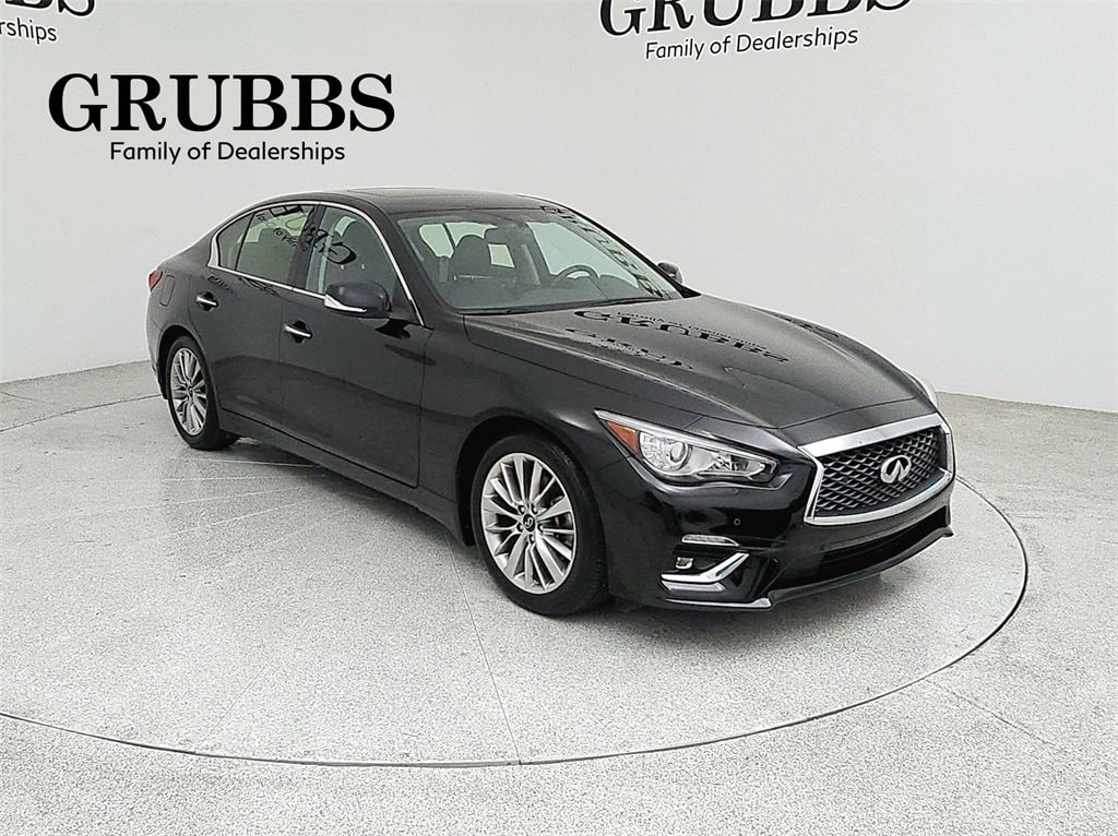 Used 2021 INFINITI Q50 LUXE with VIN JN1EV7BP1MM701559 for sale in Grapevine, TX