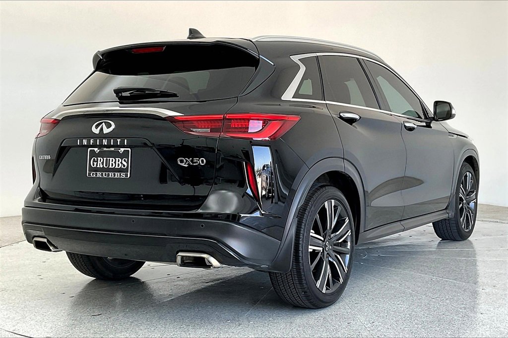 Used 2021 INFINITI QX50 Luxe with VIN 3PCAJ5BA9MF127163 for sale in Grapevine, TX