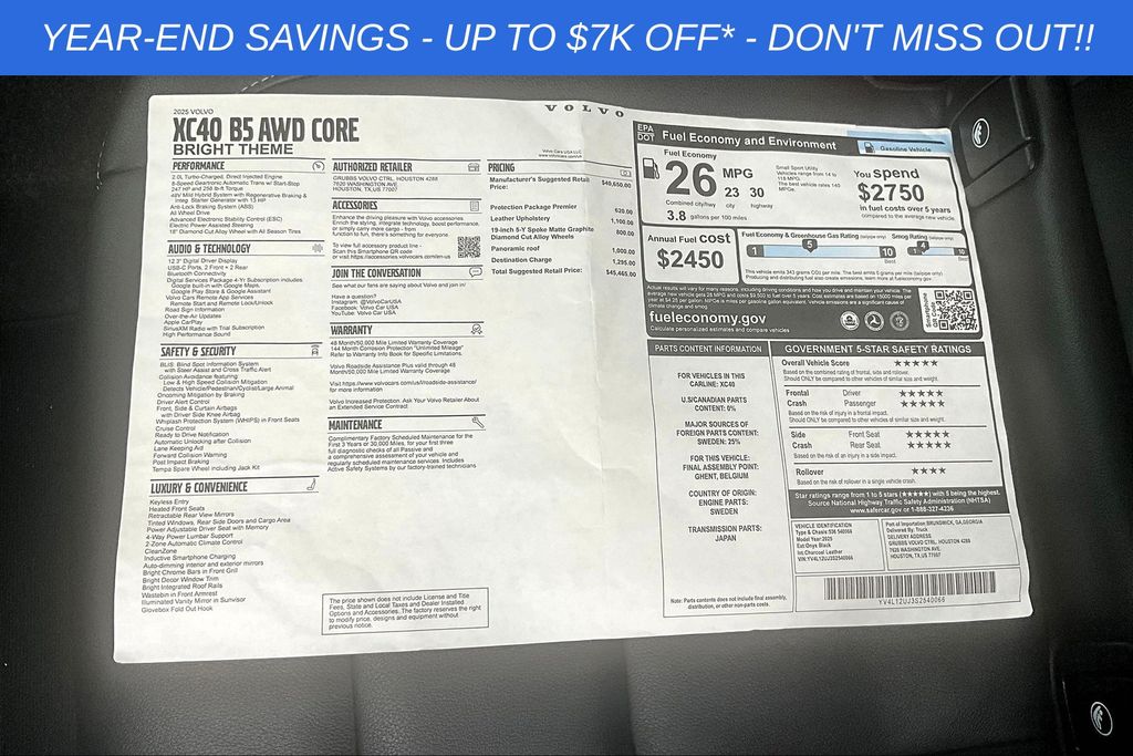 2025 Volvo XC40 Core - Photo 31