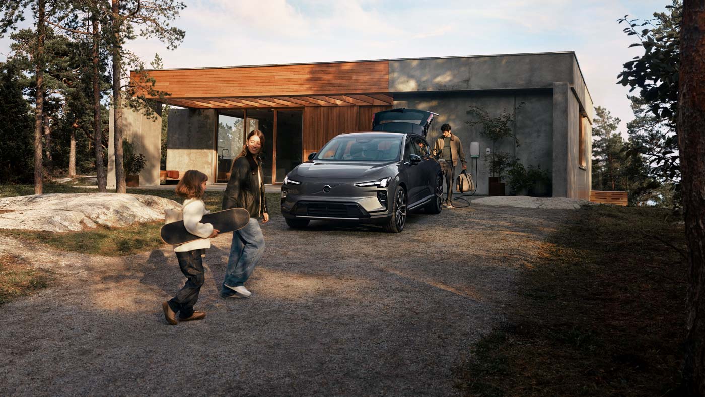 Family with Grubbs Volvo Cars Central Houston Electric Vehicle