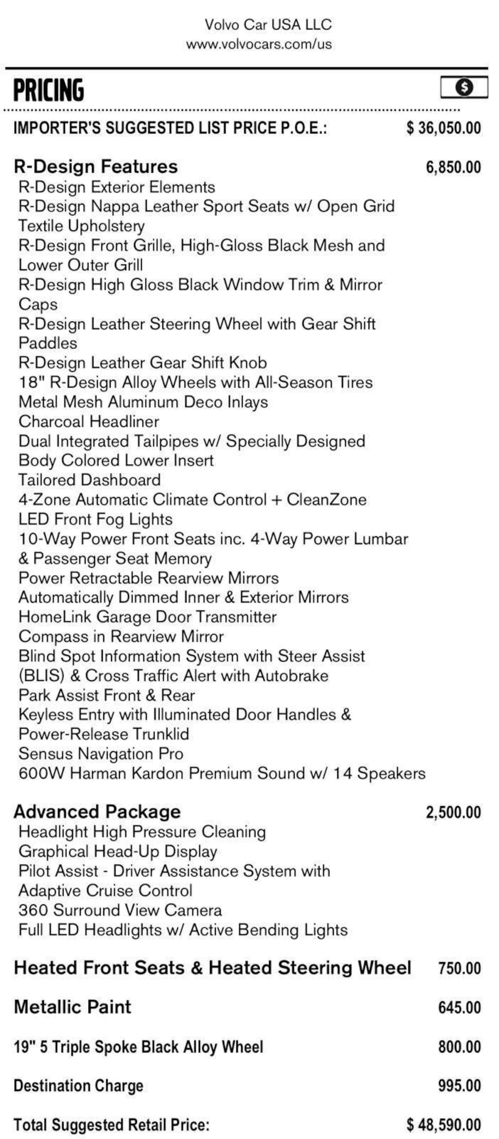 Used 2020 Volvo S60 R-Design Sedan