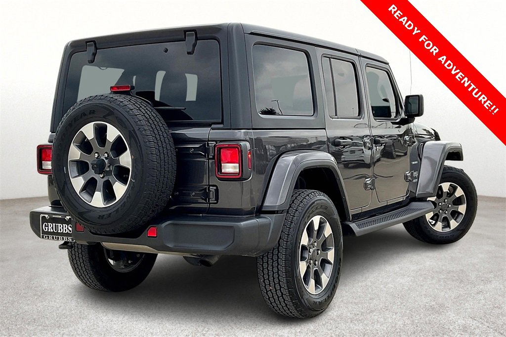 Used 2021 Jeep Wrangler Unlimited Sahara with VIN 1C4HJXEG3MW831462 for sale in Grapevine, TX
