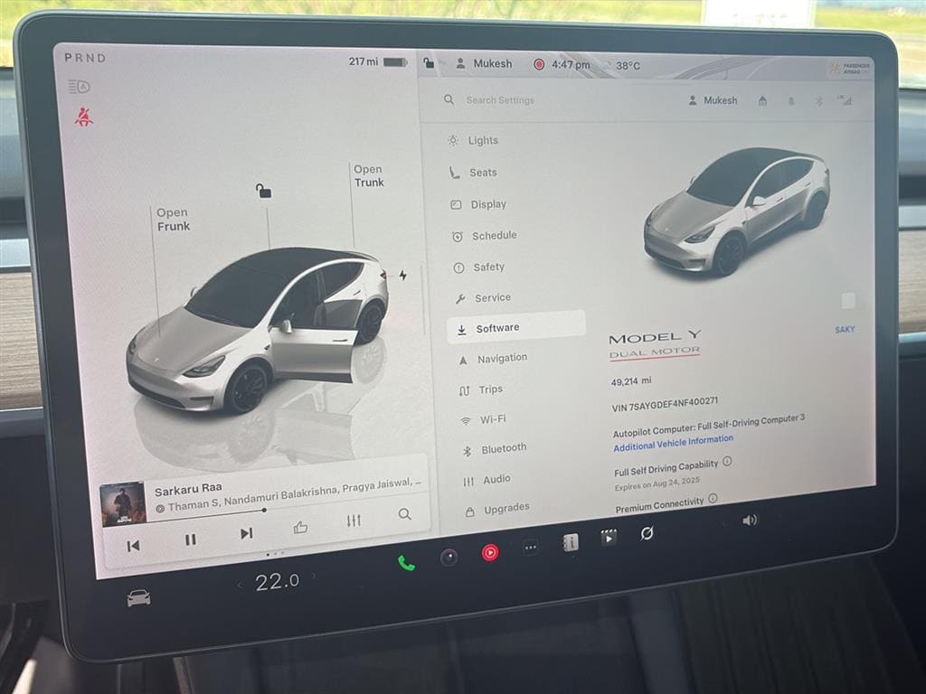 Used 2022 Tesla Model Y Performance with VIN 7SAYGDEF4NF400271 for sale in Northfield, Minnesota