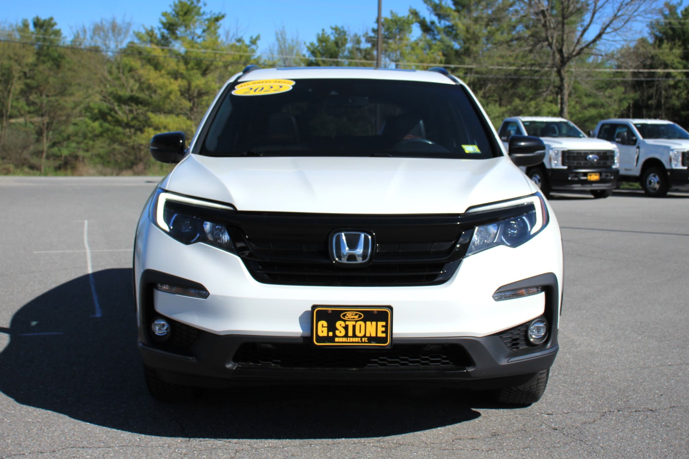 Used 2022 Honda Pilot TrailSport with VIN 5FNYF6H85NB050691 for sale in Middlebury, VT
