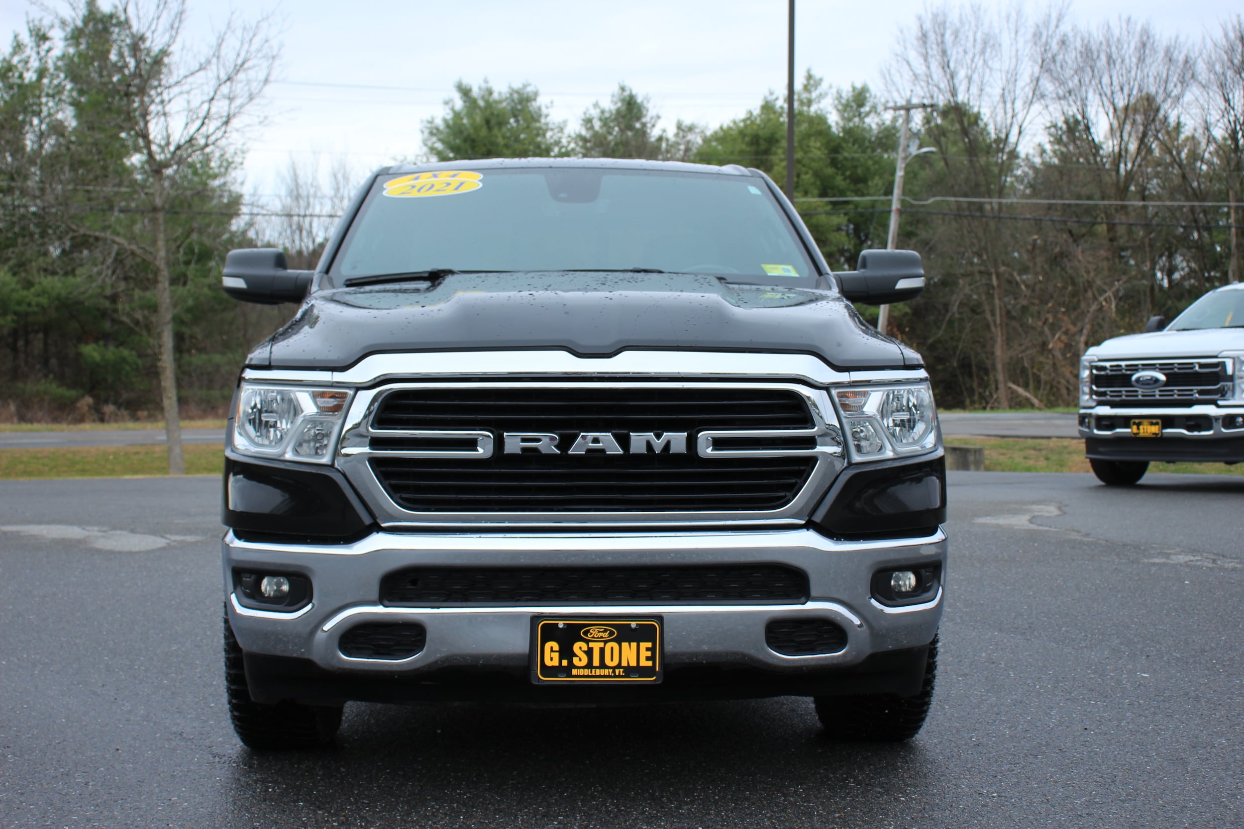 Used 2021 RAM Ram 1500 Pickup Big Horn/Lone Star with VIN 1C6SRFFT3MN510801 for sale in Middlebury, VT