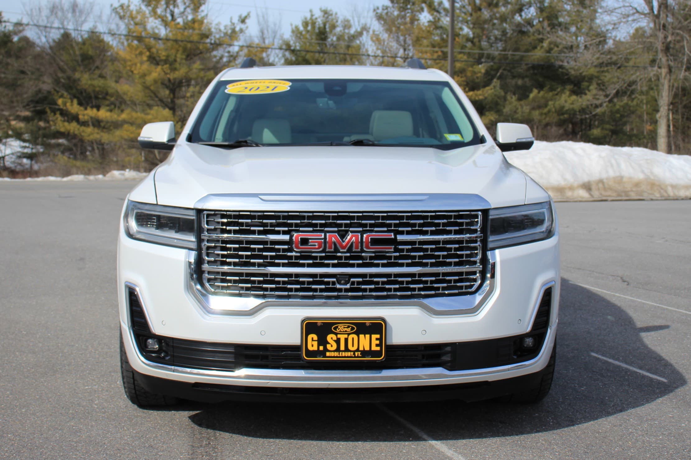 Used 2021 GMC Acadia Denali with VIN 1GKKNXLS4MZ175440 for sale in Middlebury, VT