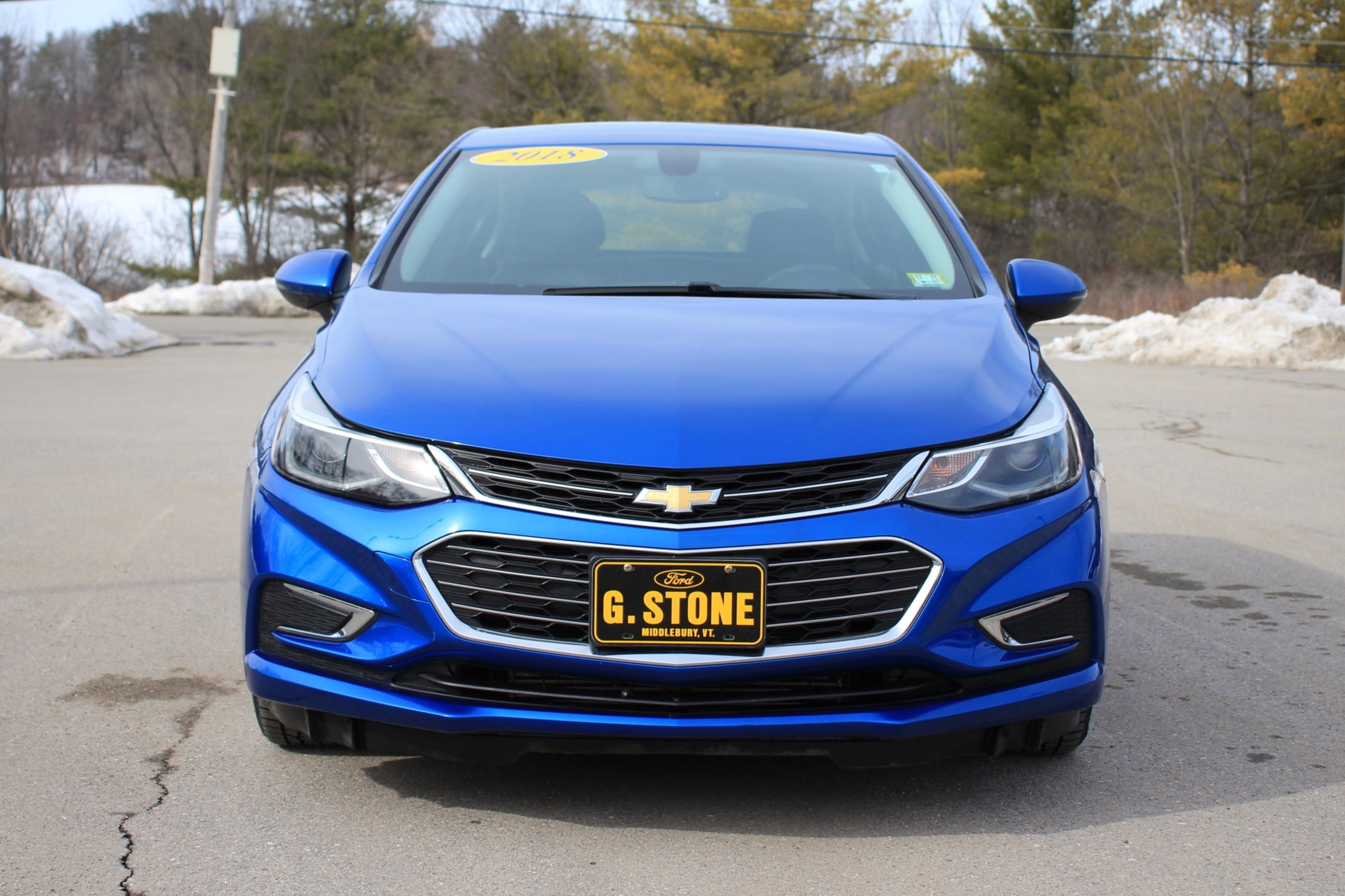 Used 2018 Chevrolet Cruze Premier with VIN 3G1BF6SM4JS573108 for sale in Middlebury, VT