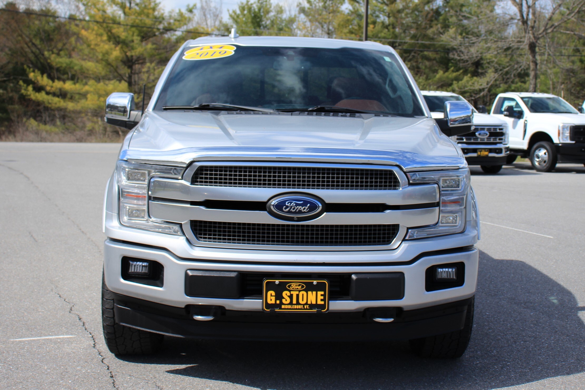 Used 2019 Ford F-150 Platinum with VIN 1FTEW1E41KFD24113 for sale in Middlebury, VT