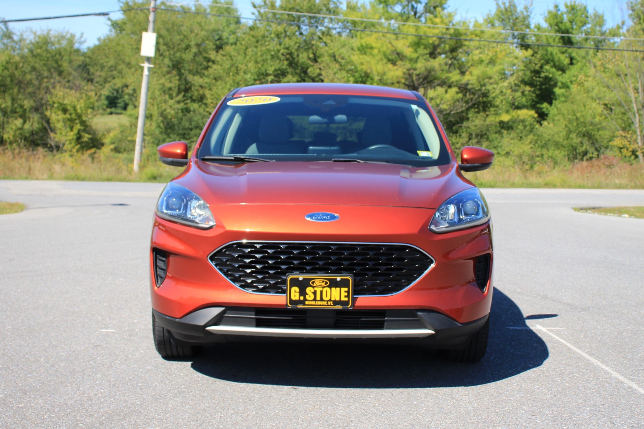 Used 2020 Ford Escape SE with VIN 1FMCU9G60LUA20113 for sale in Middlebury, VT