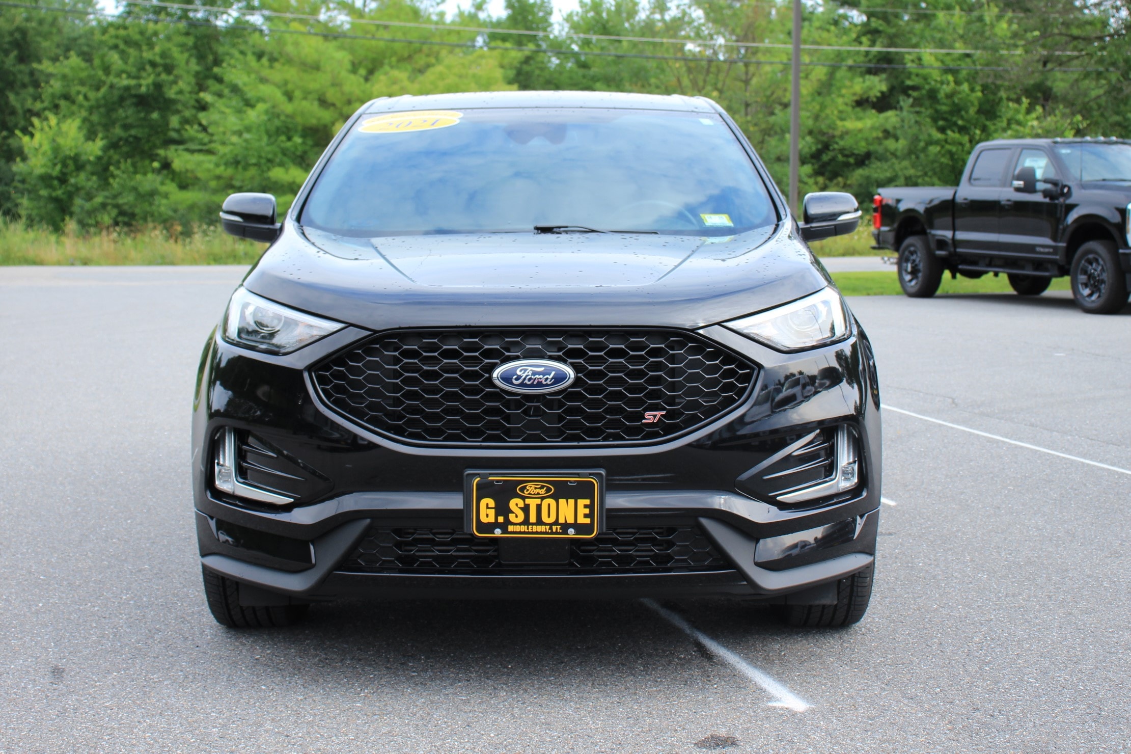 Certified 2021 Ford Edge ST with VIN 2FMPK4AP5MBA33345 for sale in Middlebury, VT